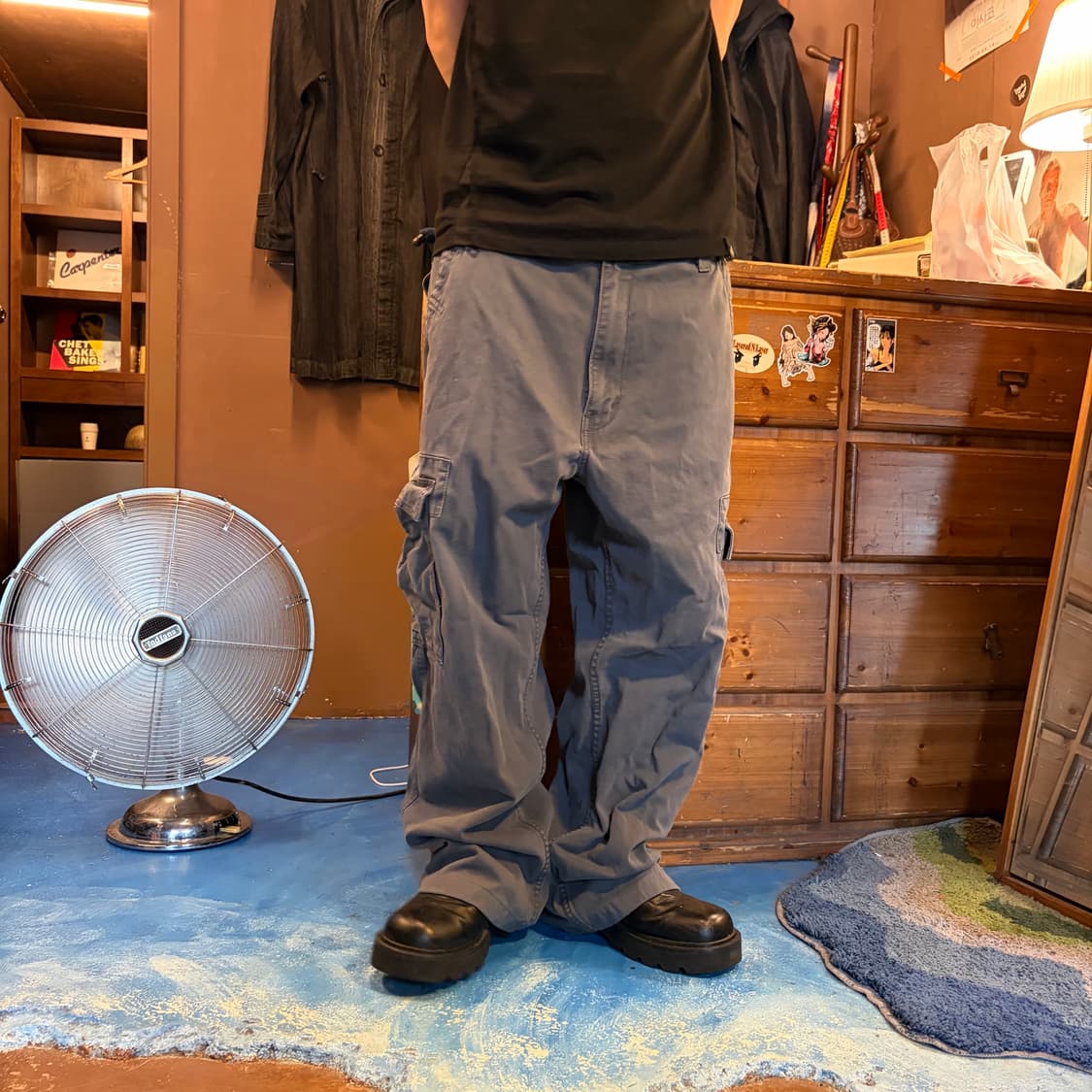 00S LEVI'S WORKWEAR 루즈핏 카고 새깅 팬츠 상품이미지2