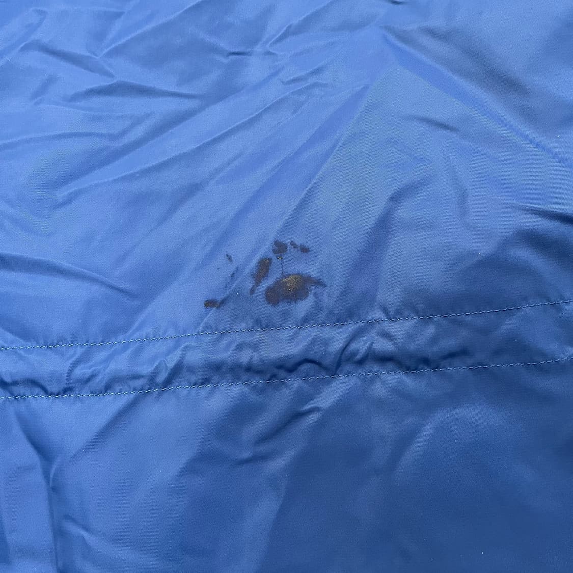 [정품/L] 알파인더스트리 블루 후드 퍼 패딩 점퍼 b19 상품이미지9