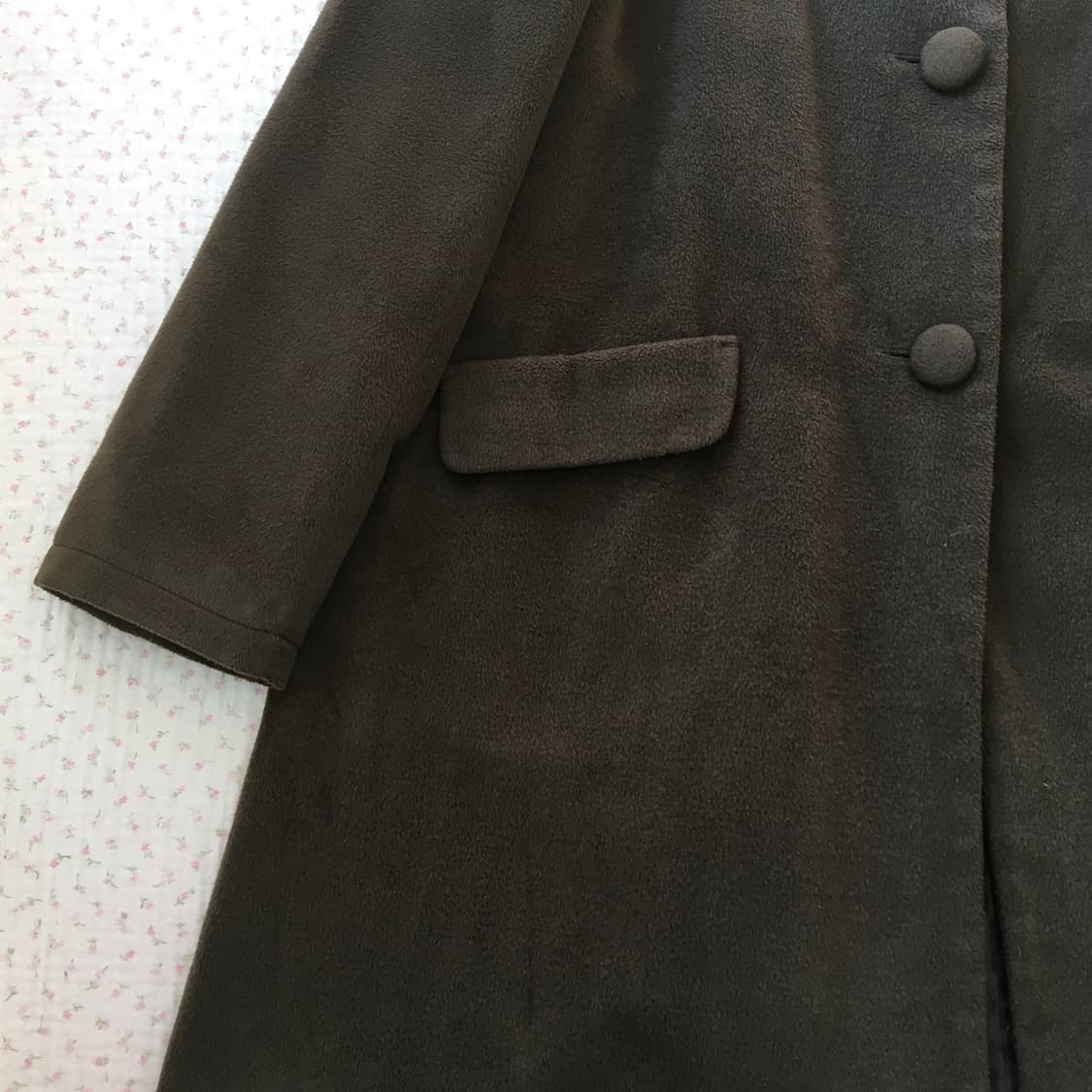 JPN/ 모리걸코트 둥근카라코트 카키코트 모리룩코트 에이라인코트 반코트 상품이미지9