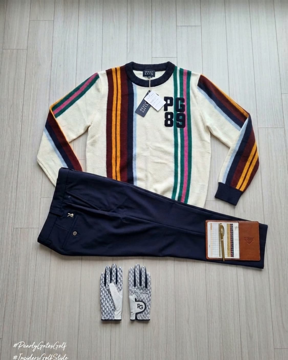 [새상품 파리게이츠 남성 스트라이프 니트 (4사이즈/95~100) 상품이미지1