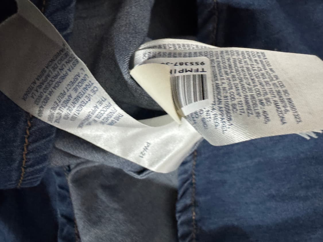 여성 타미힐피거 미니멀 데님 셔츠 2 상품이미지4