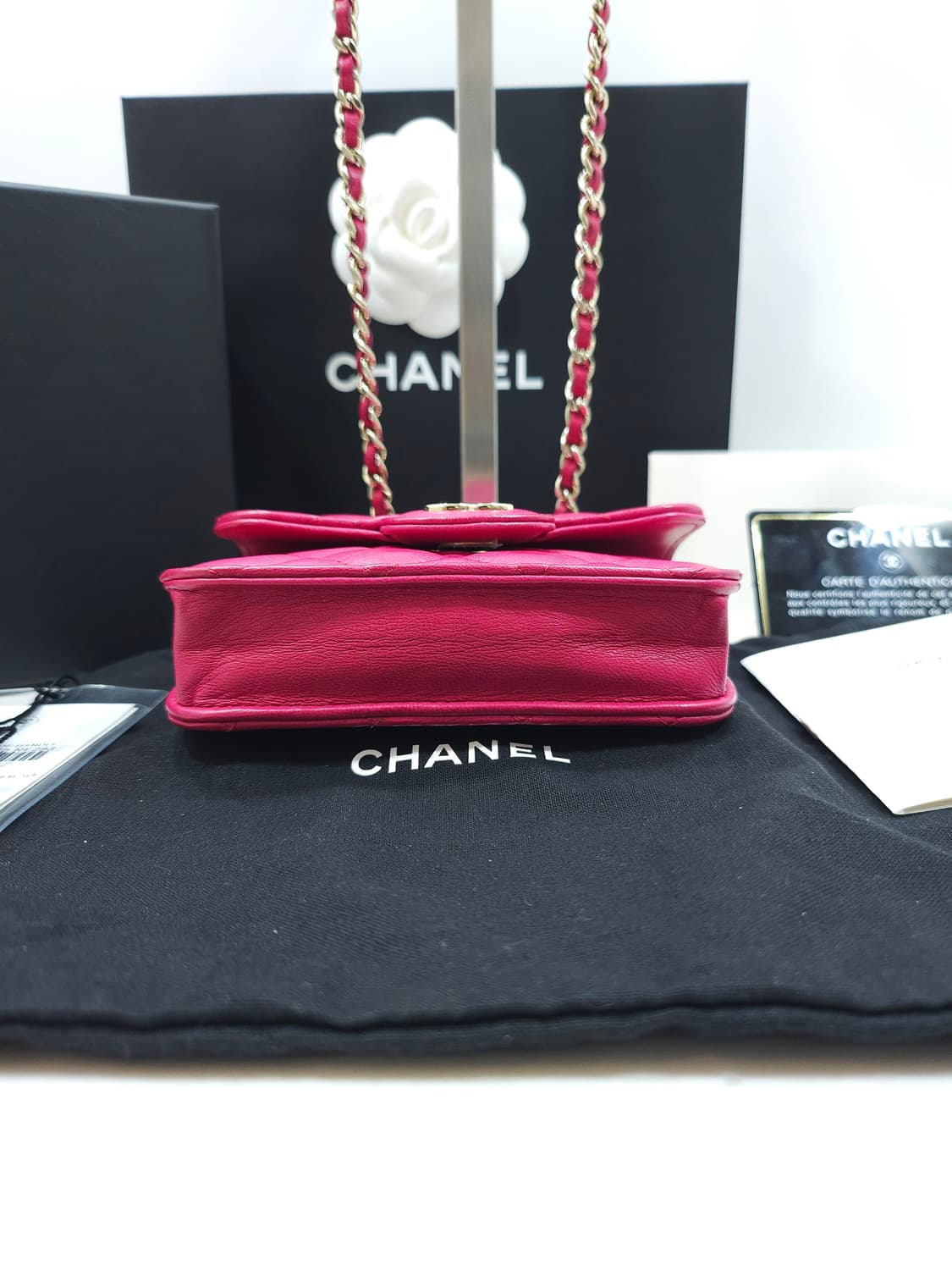 샤넬 클래식 탑핸들 플랩 코인퍼스 WOC 체인백 상품이미지5