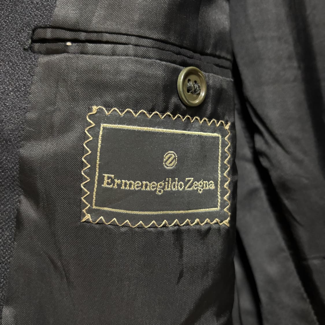 에르메네질도 제냐 캐시미어 울 금장 블레이저 / 네이비, 52 상품이미지8