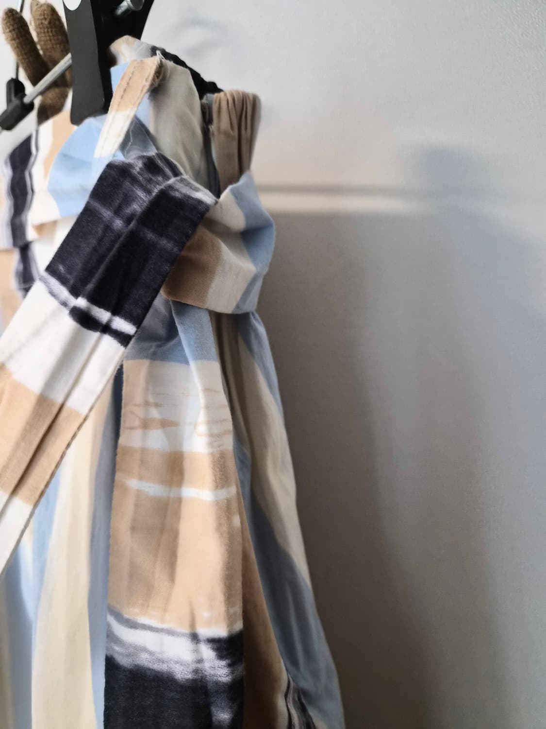 여름 코디 완성! 아티스틱 스트라이프 롱 스커트 끈포함/상태 최상 상품이미지5