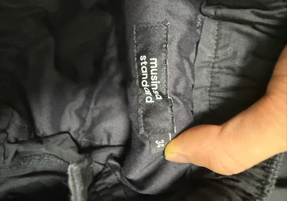 무신사 스탠다드 CN 시리 레저 파라슈트 팬트 34사이즈 상품이미지2