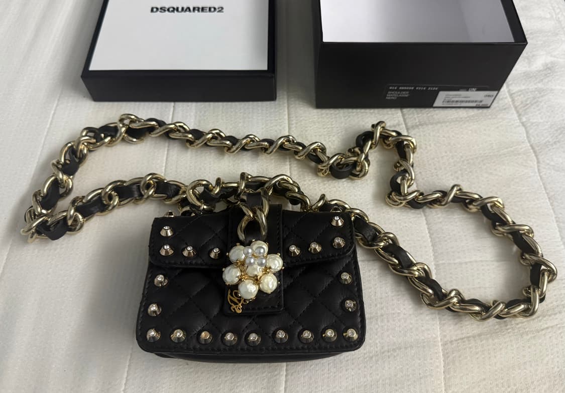 Dsquared2 디스퀘어드 퀼팅 체인 숄더백 상품이미지2