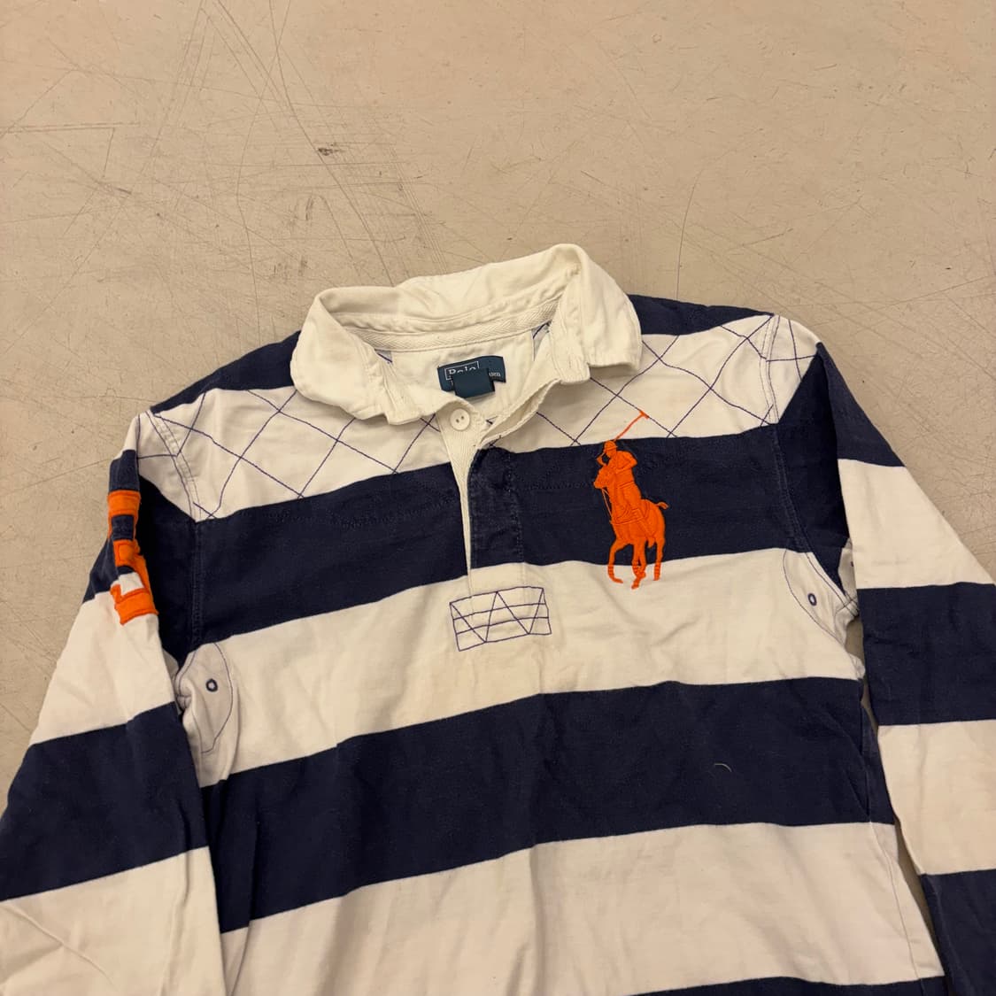 폴로 랄프로렌 스트라이프 빅포니 럭비티 상품이미지2