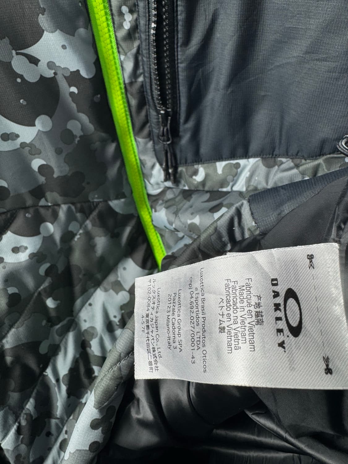 오클리 카모 인슐레이션 패디드 집업2239 상품이미지5