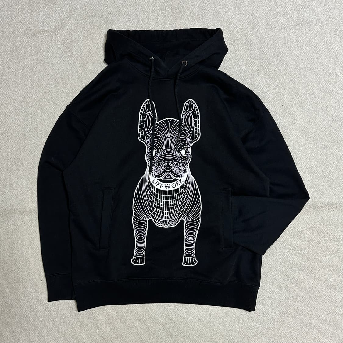 라이프워크 라독 빅로고 후드 상품이미지1