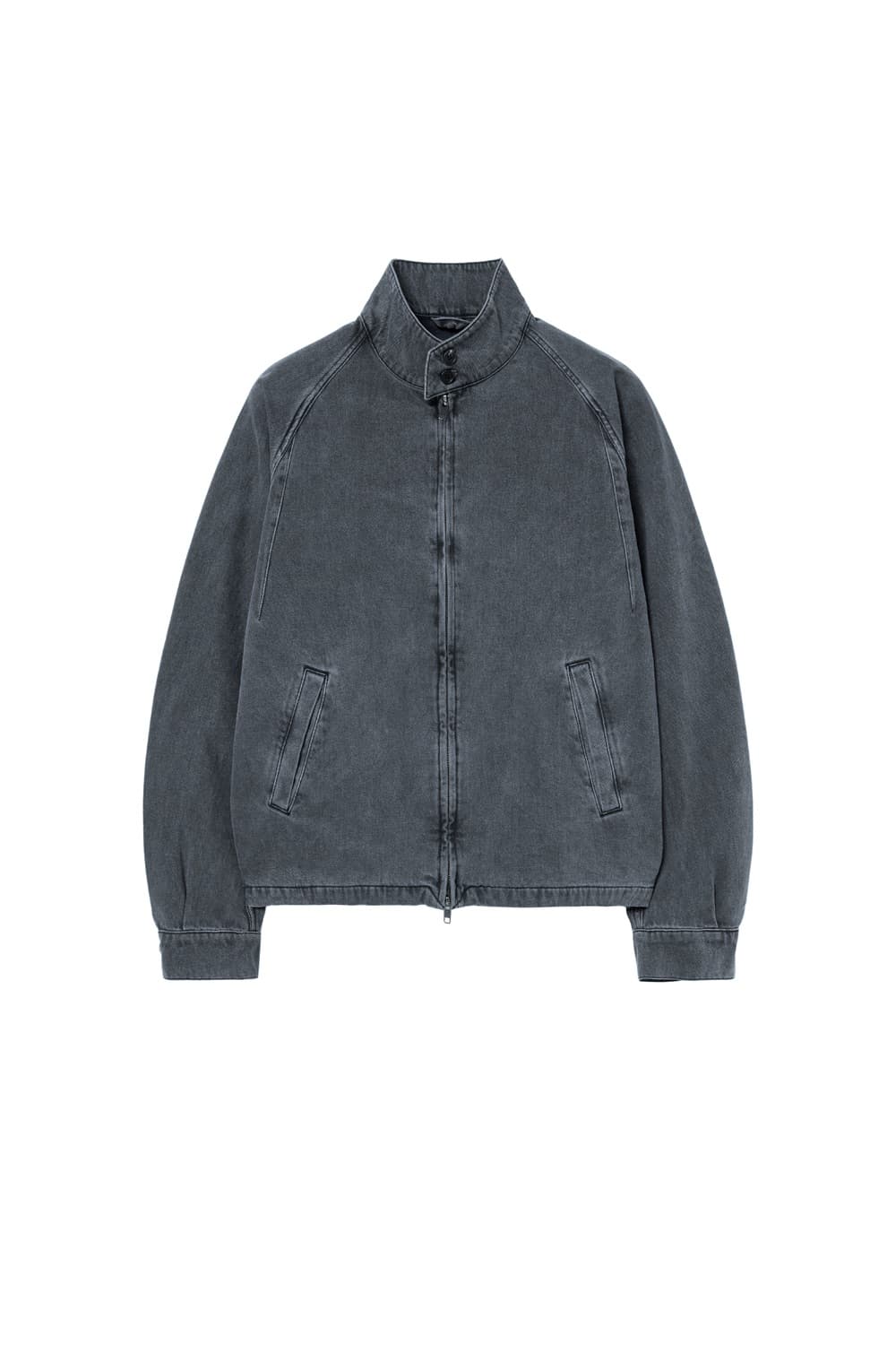 해칭룸 해링턴 데님 자켓 블루 그레이 컬러 4사이즈 상품이미지1