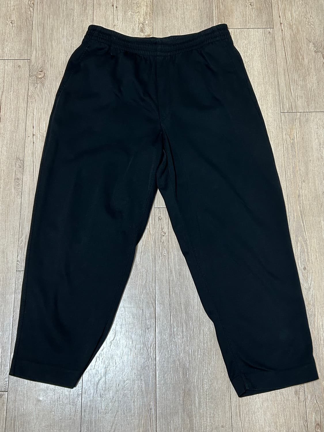 유니클로U 드로스트링 팬츠 블랙 XL 상품이미지1