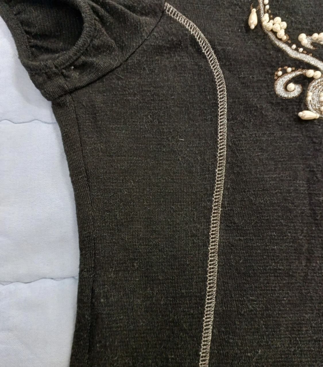 갸루 y2k 매긴나잇브릿지 mcginn 블랙 비즈 니트 44 상품이미지8