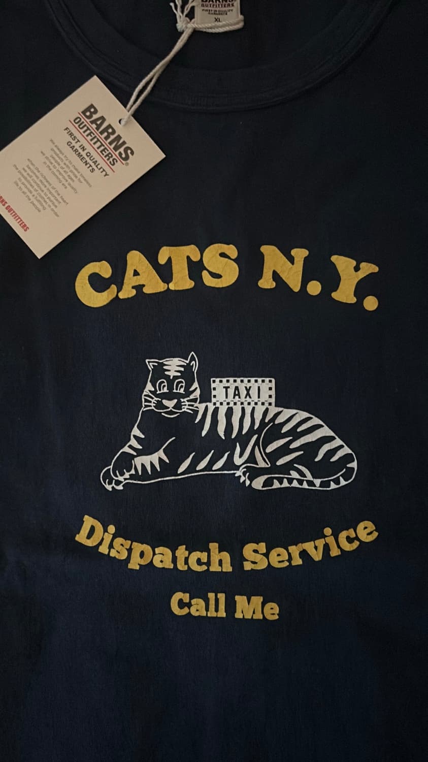 Barns outfitters cats NY 티셔츠 XL 상품이미지1