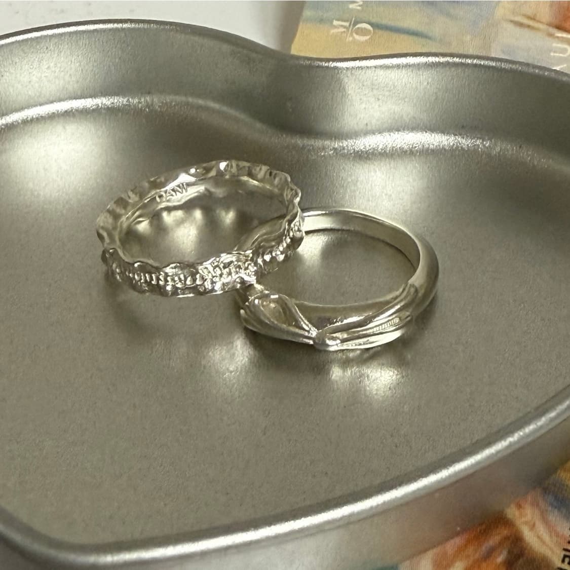 (Silver 925)희세 리본 링 9호 실버 반지 은반지 상품이미지3