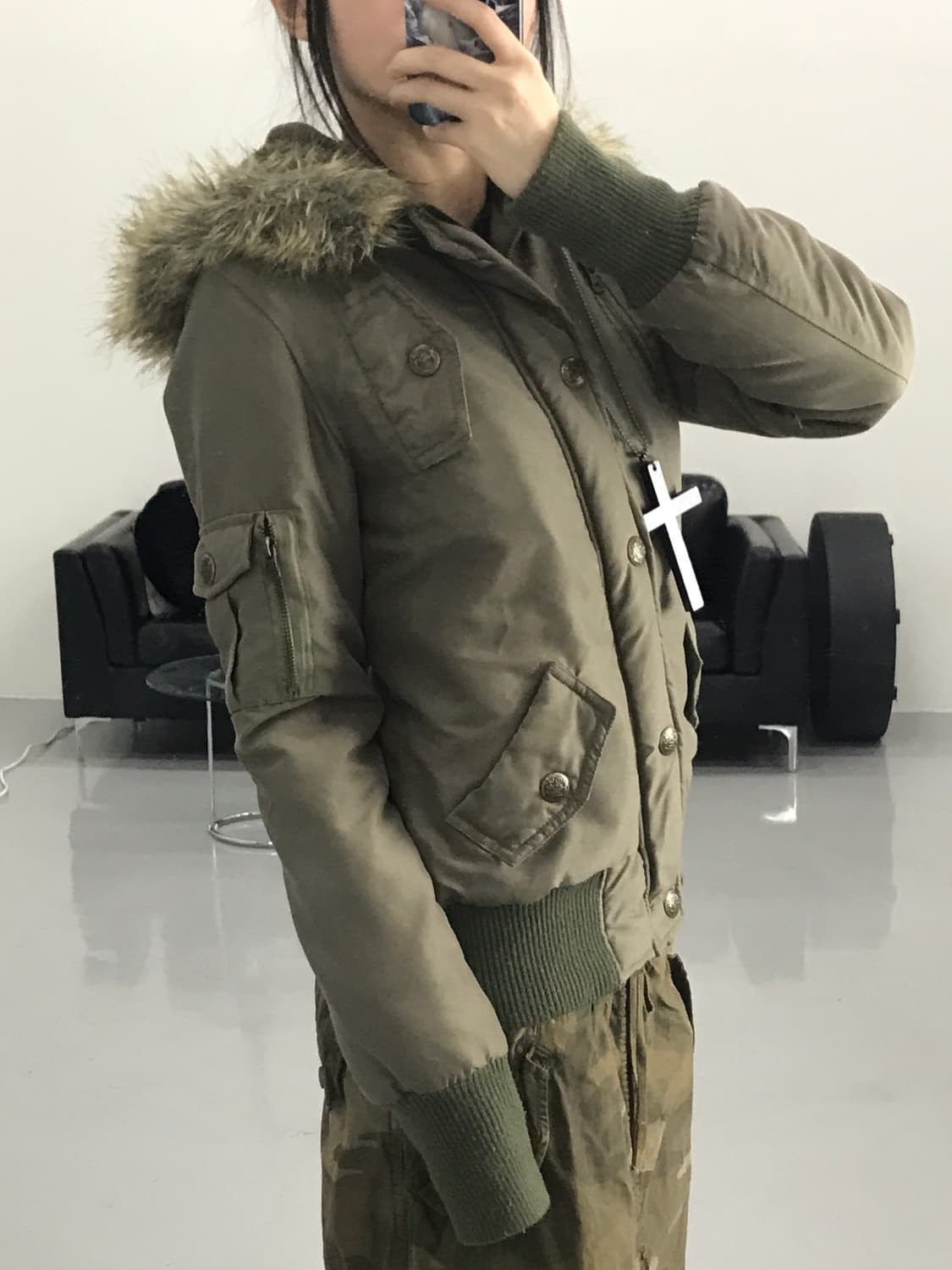  One Way Wolfjaw Military jacket 상품이미지3