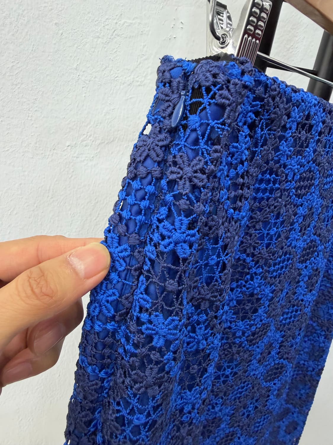 정품) 산드로 플라워 레이스 밴딩 스커트 치마 3 상품이미지6