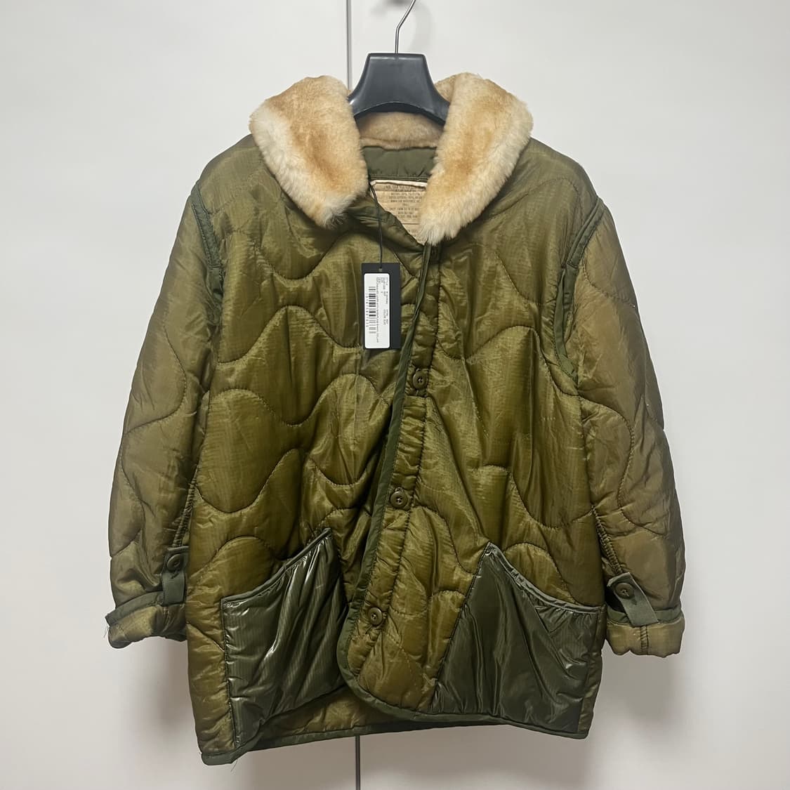 [S]알써틴 R13 퀄팅 자켓/카키 상품이미지1