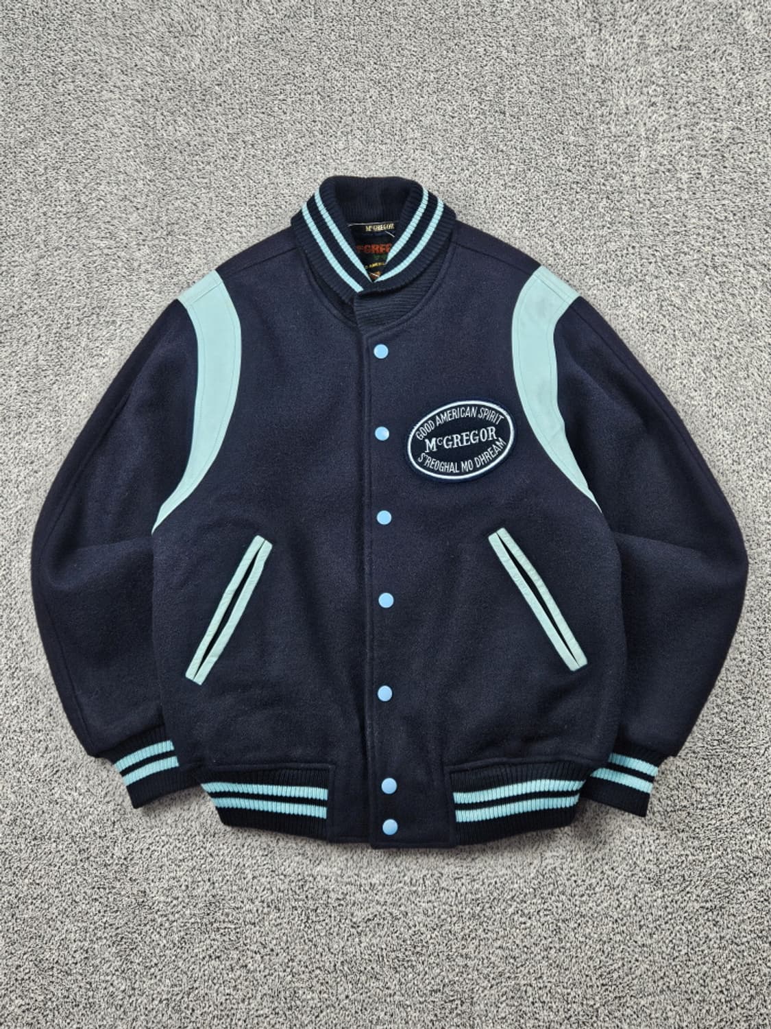 맥그리거 레더 트리밍 아메리칸스피릿 바시티 자켓 ( M ) / 10107 상품이미지1