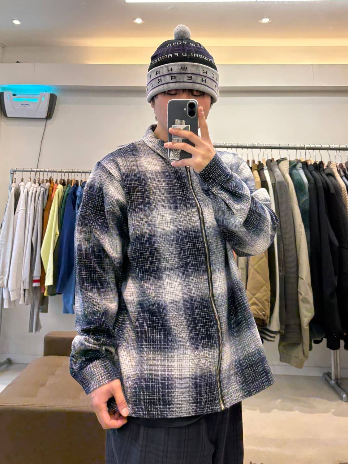 스투시 잭 쉐도우 플래드 집업 상품이미지9