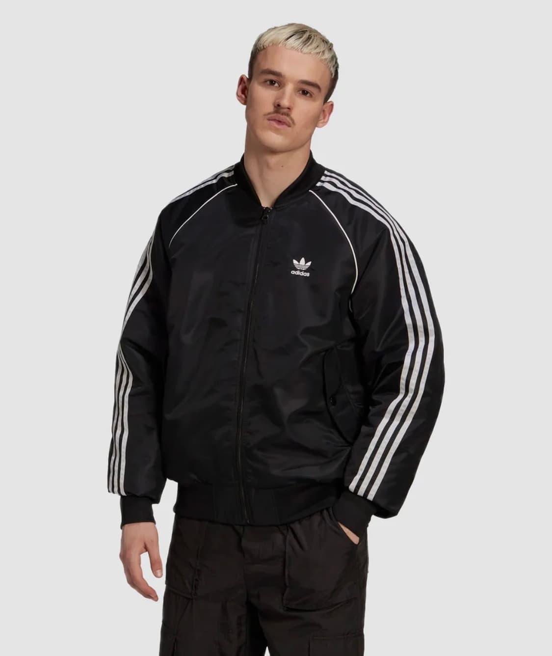 아디다스 슈퍼스타 퀼티드 봄버 - 블랙 / HL9203 상품이미지1