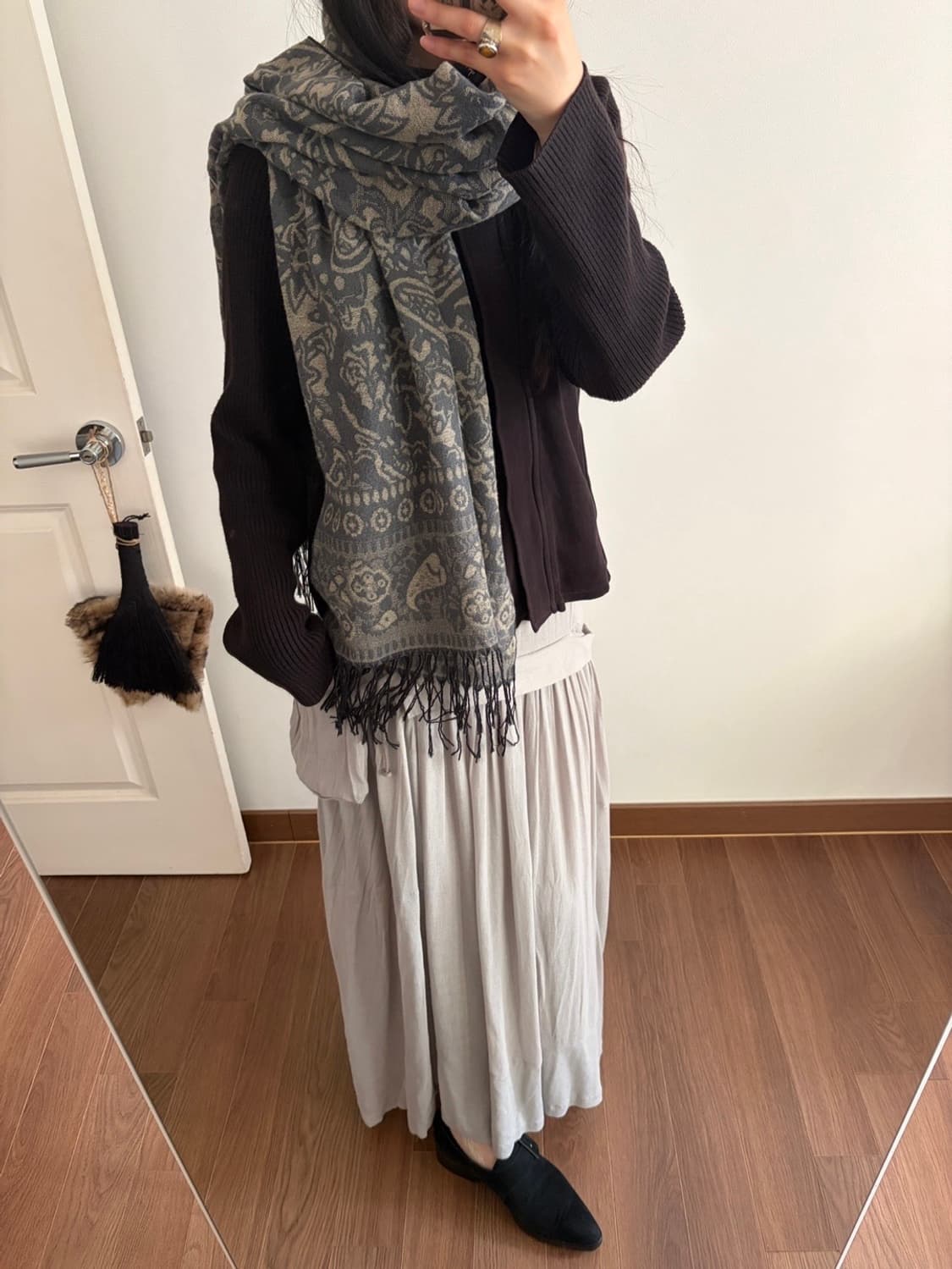 patterned muffler 상품이미지4