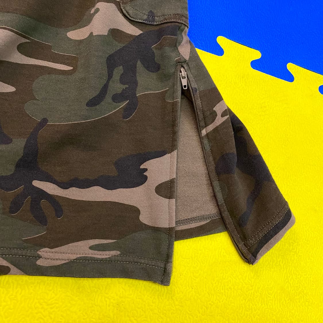 VTG 빈티지 카모플라쥬 사이드 지퍼 카고 스커트 상품이미지4