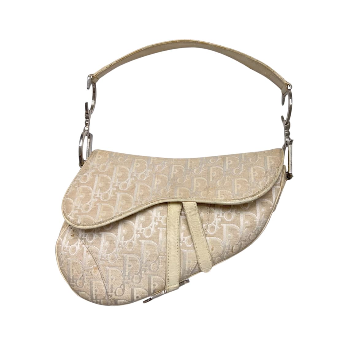 디올 오블리크 새들백 베이지 화이트 실버 상품이미지1