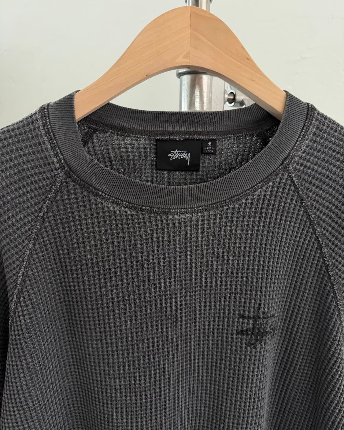 Stussy 스투시 와플 슬리브 차콜컬러 상품이미지6