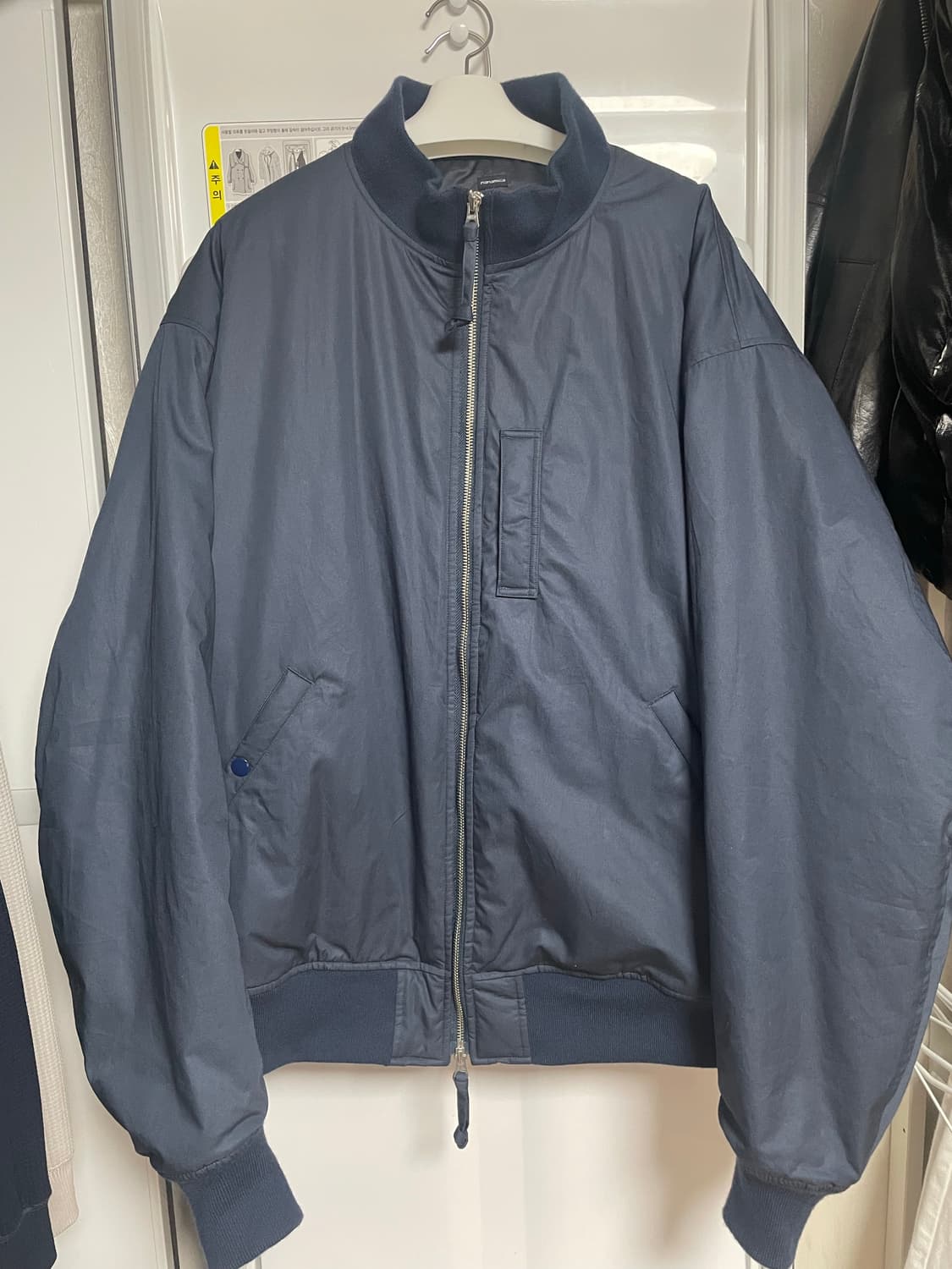 나나미카 인슐레이션 바시티 재킷 네이비 상품이미지5