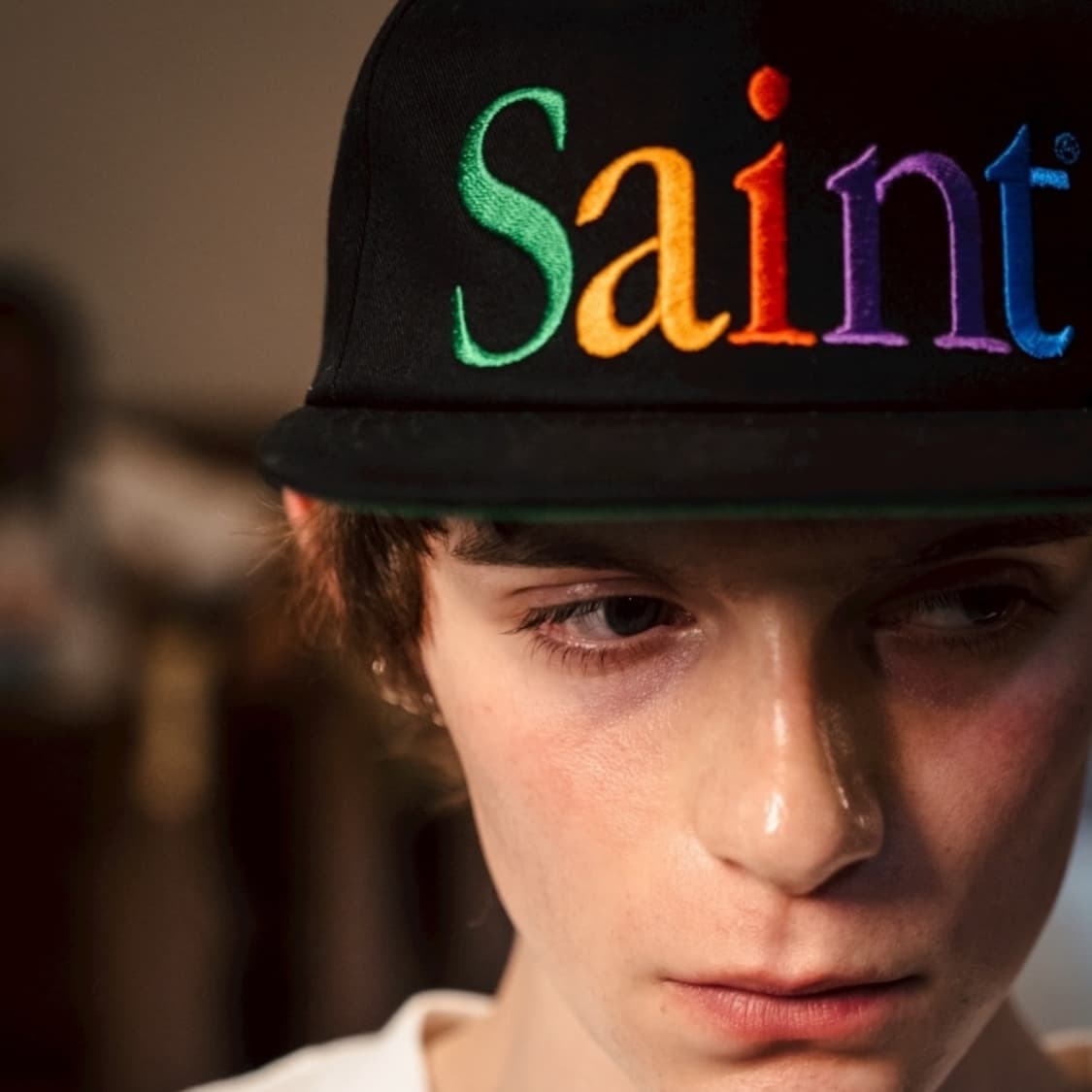 [새상품] 세인트미카엘 saint 로고 캡 블랙 상품이미지4