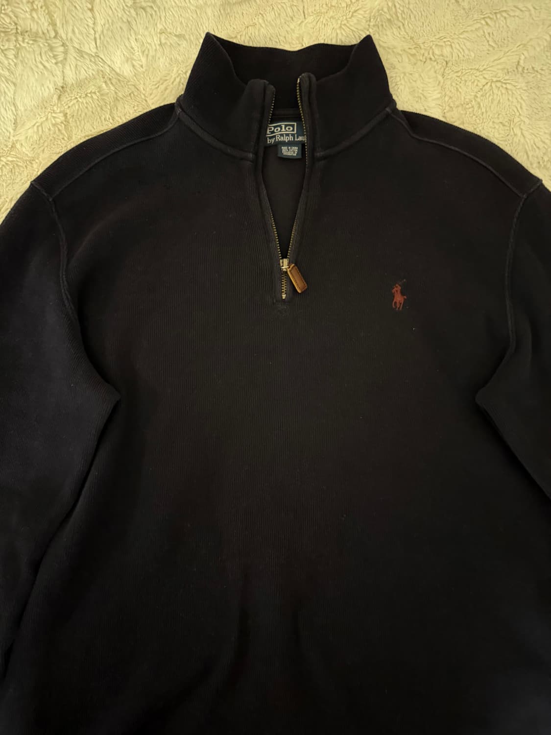 Ralph Lauren 폴로 니트 반집업 (네이비) 상품이미지1