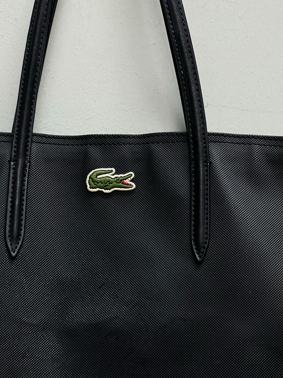 라코스테 레더 토드백 다크네이비 상품이미지3