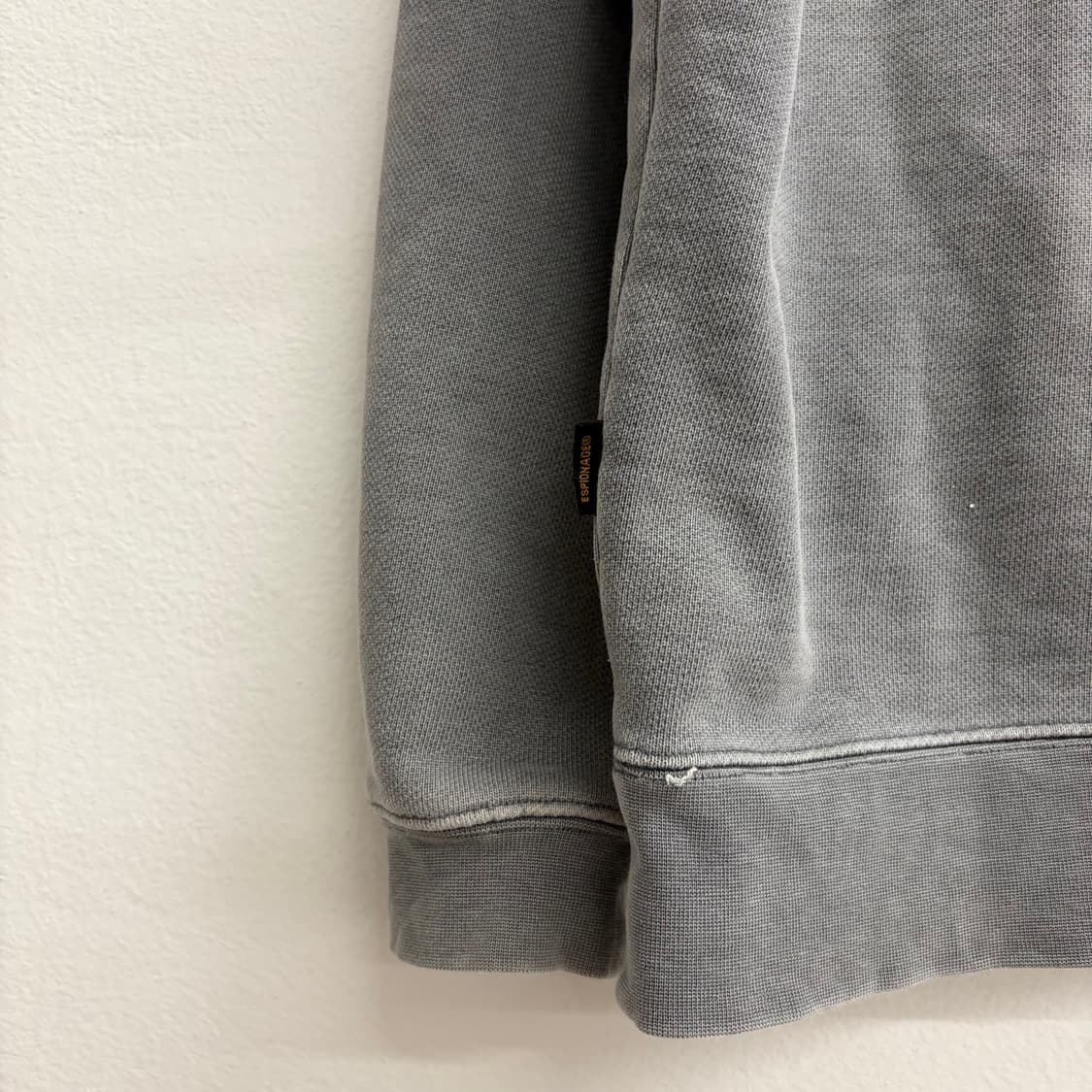 에스피오나지 그레이 맨투맨(L) 상품이미지5