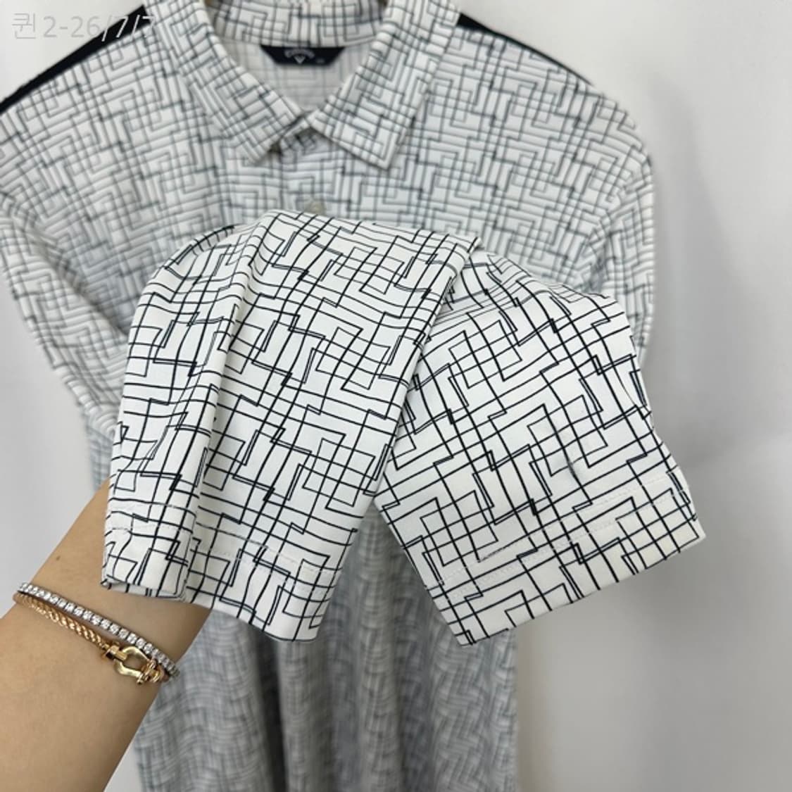 캘러웨이 남자골프  얇은 스판 긴팔티 100  GJ 상품이미지4