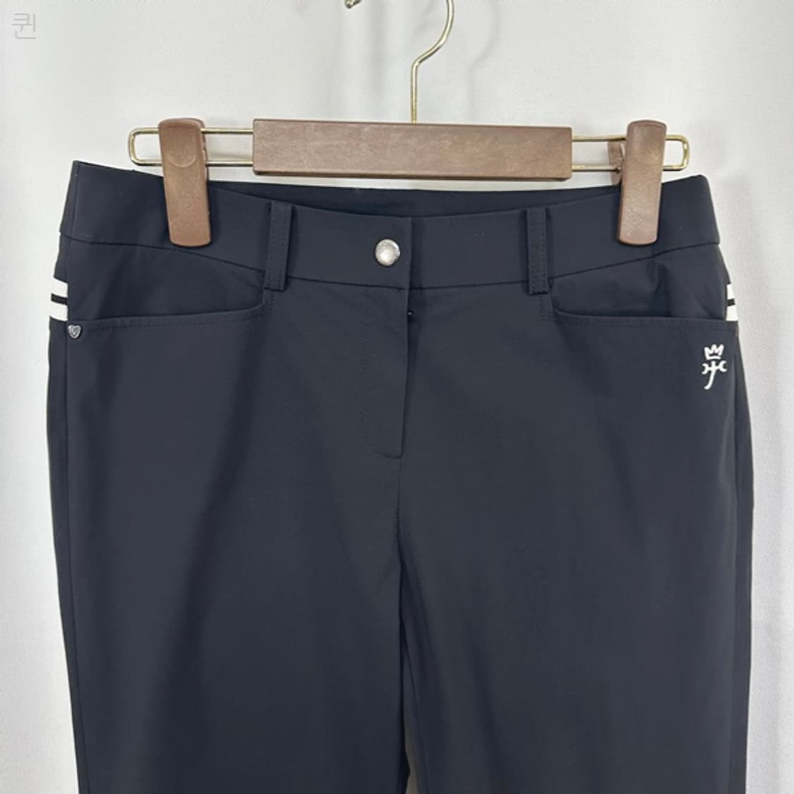 까스텔바작 여자 골프 얇은 스판바지 검정 70 상품이미지3