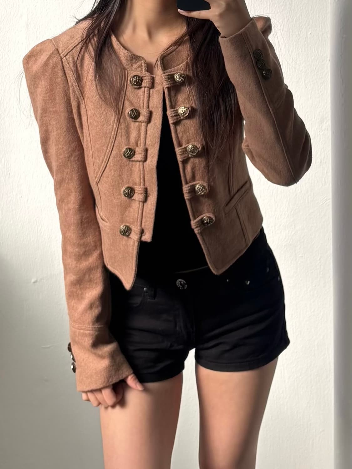 Vintage Brown Short Jacket  상품이미지3