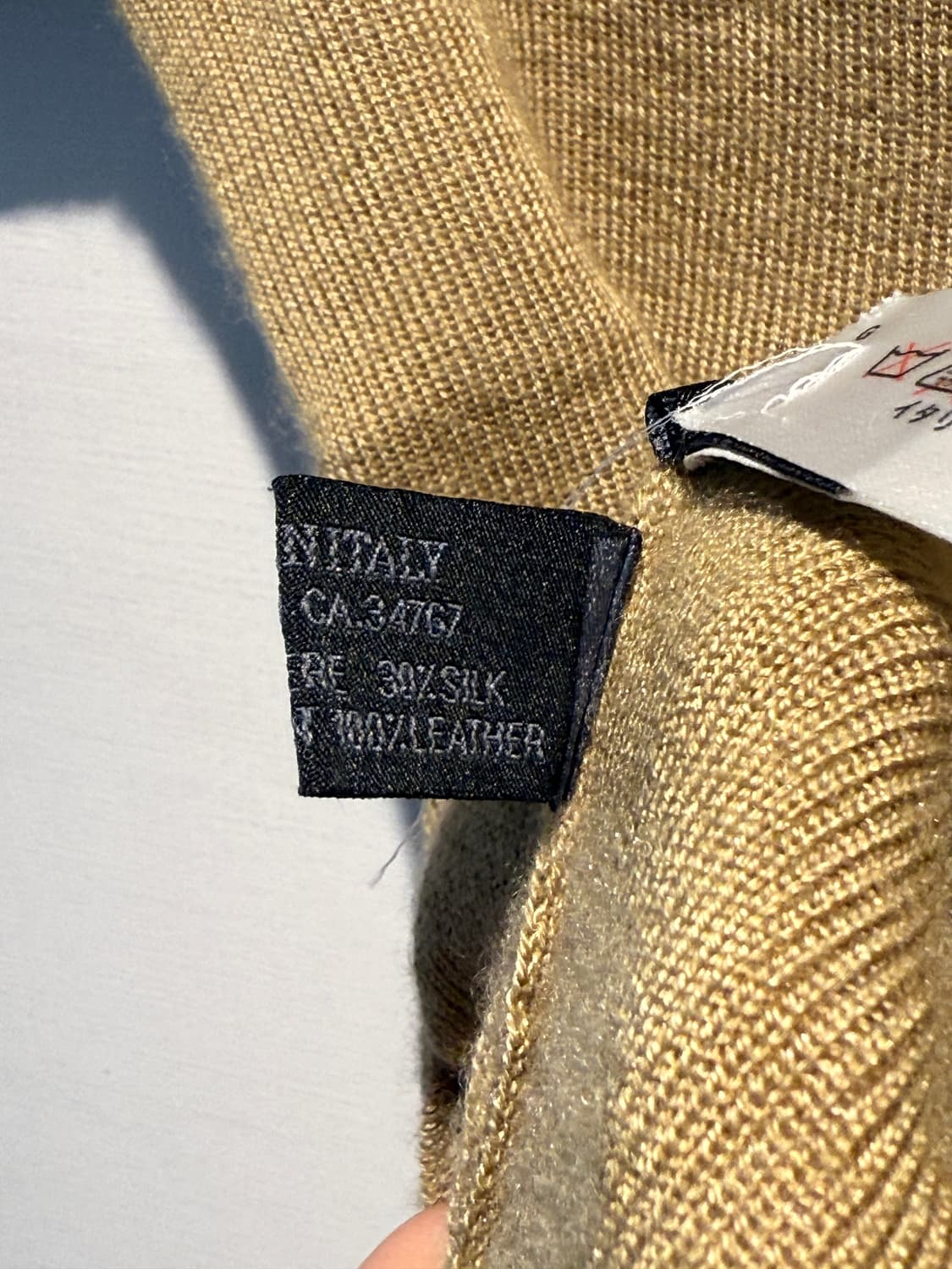 90s Cashmere-Silk Blend Zip-up Knit 상품이미지6