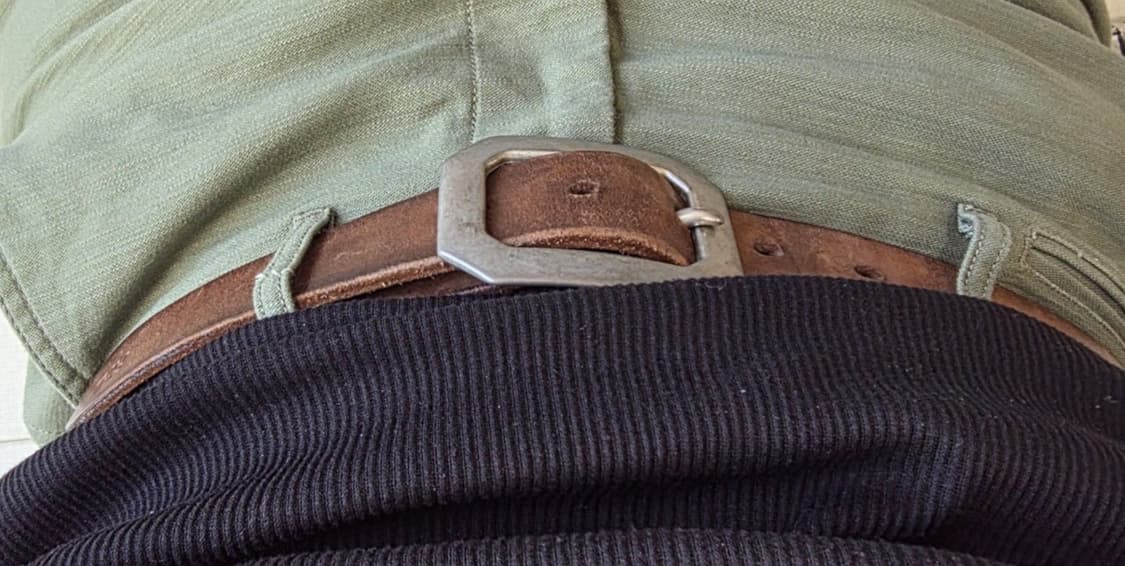 RRL 솔리드 브라스 벌링턴 벨트 상품이미지8