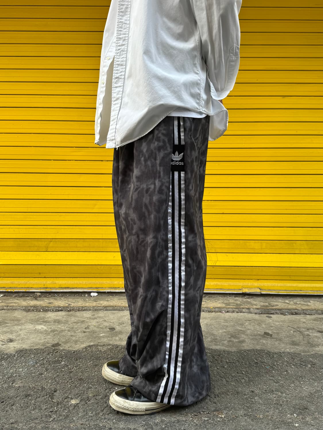 루즈핏 나염 삼선줄 커스텀 팬츠 상품이미지2