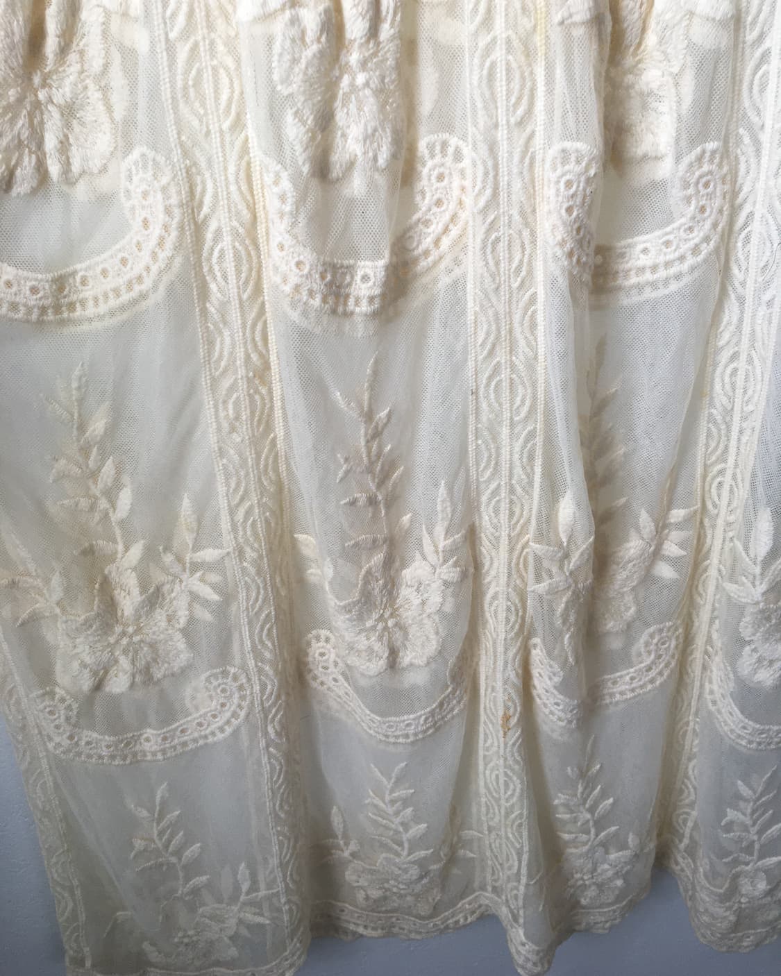 Ornament pattern point lace sleeveless o 상품이미지4