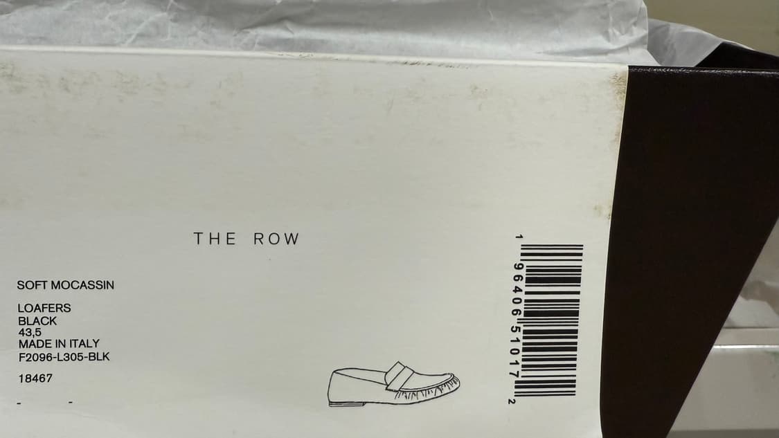 the row 25ss 모카신 스웨이드 셔링 로퍼 9.5 상품이미지5