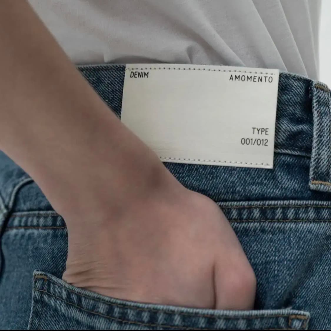 아모멘토 레귤러 데님 딥블루 상품이미지1