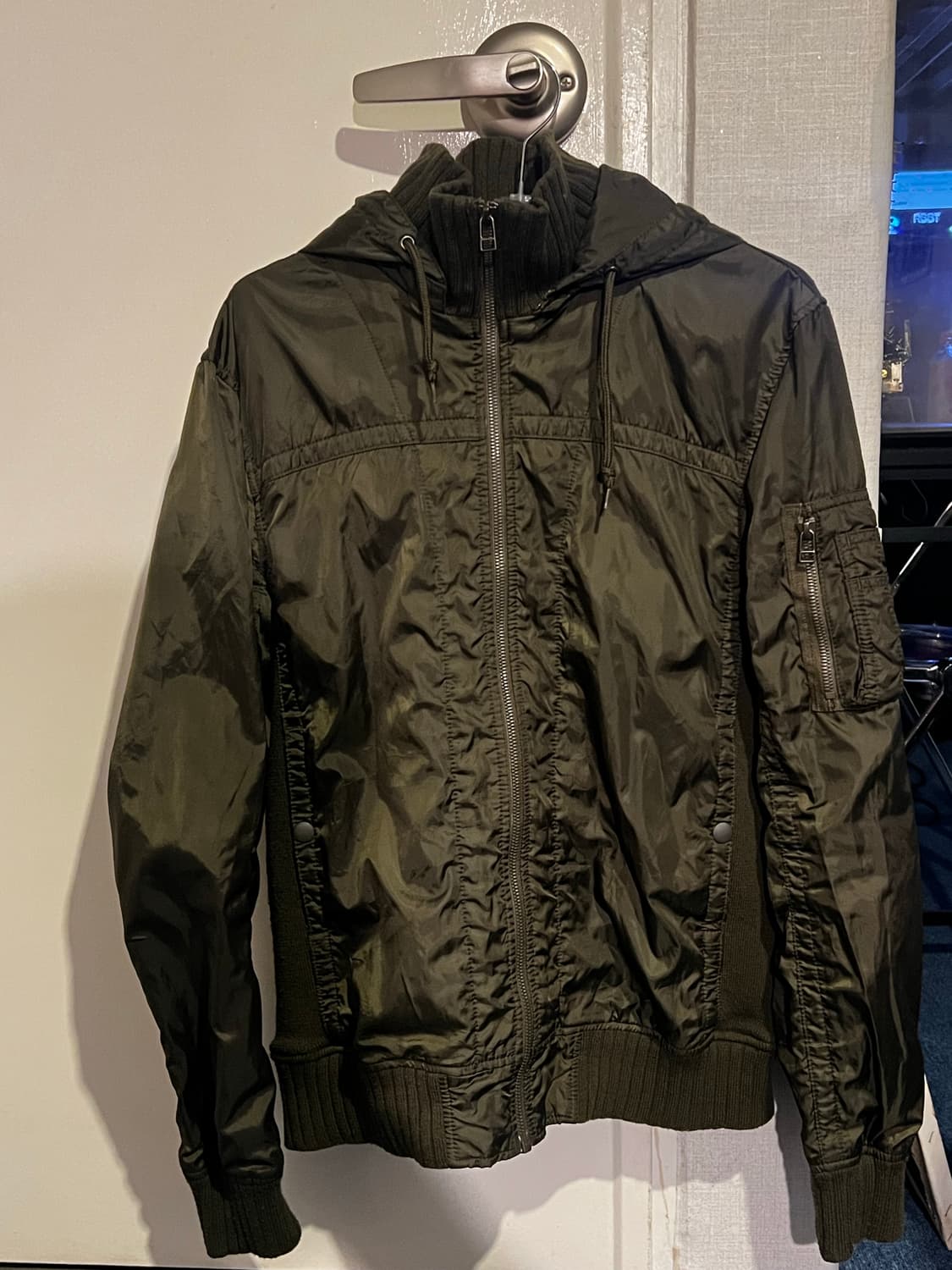 알파인더스트리 카키 후드점퍼 상품이미지3