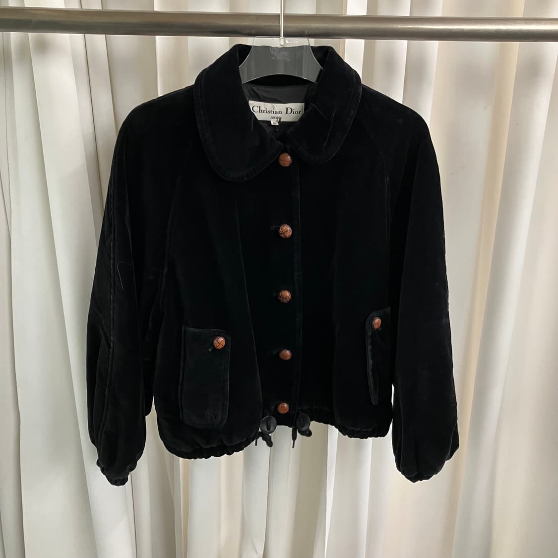 크리스찬 디올 블랙 벨벳 자켓 M 상품이미지1