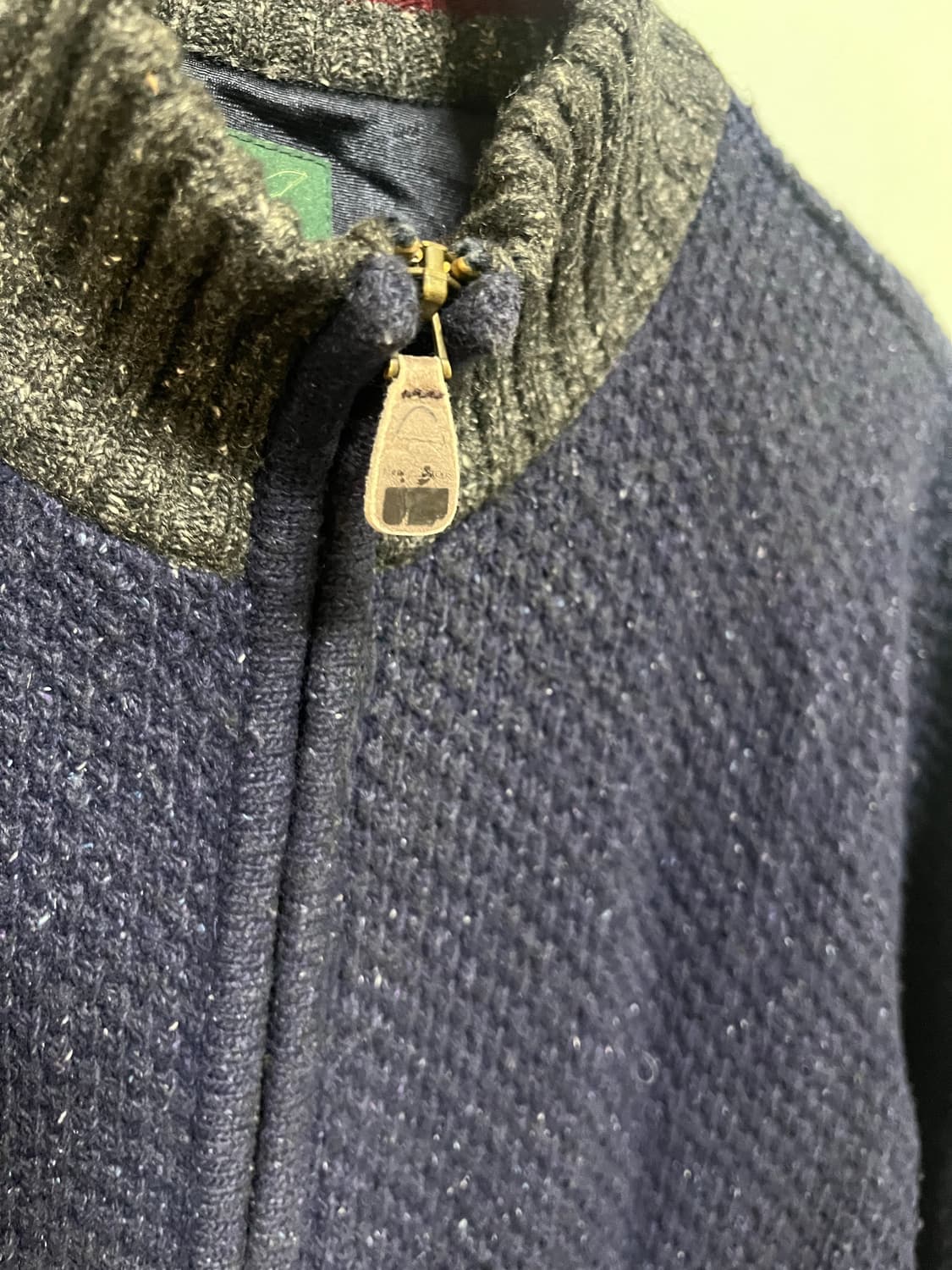 핸리코튼 남성 방풍 니트집업 상품이미지2