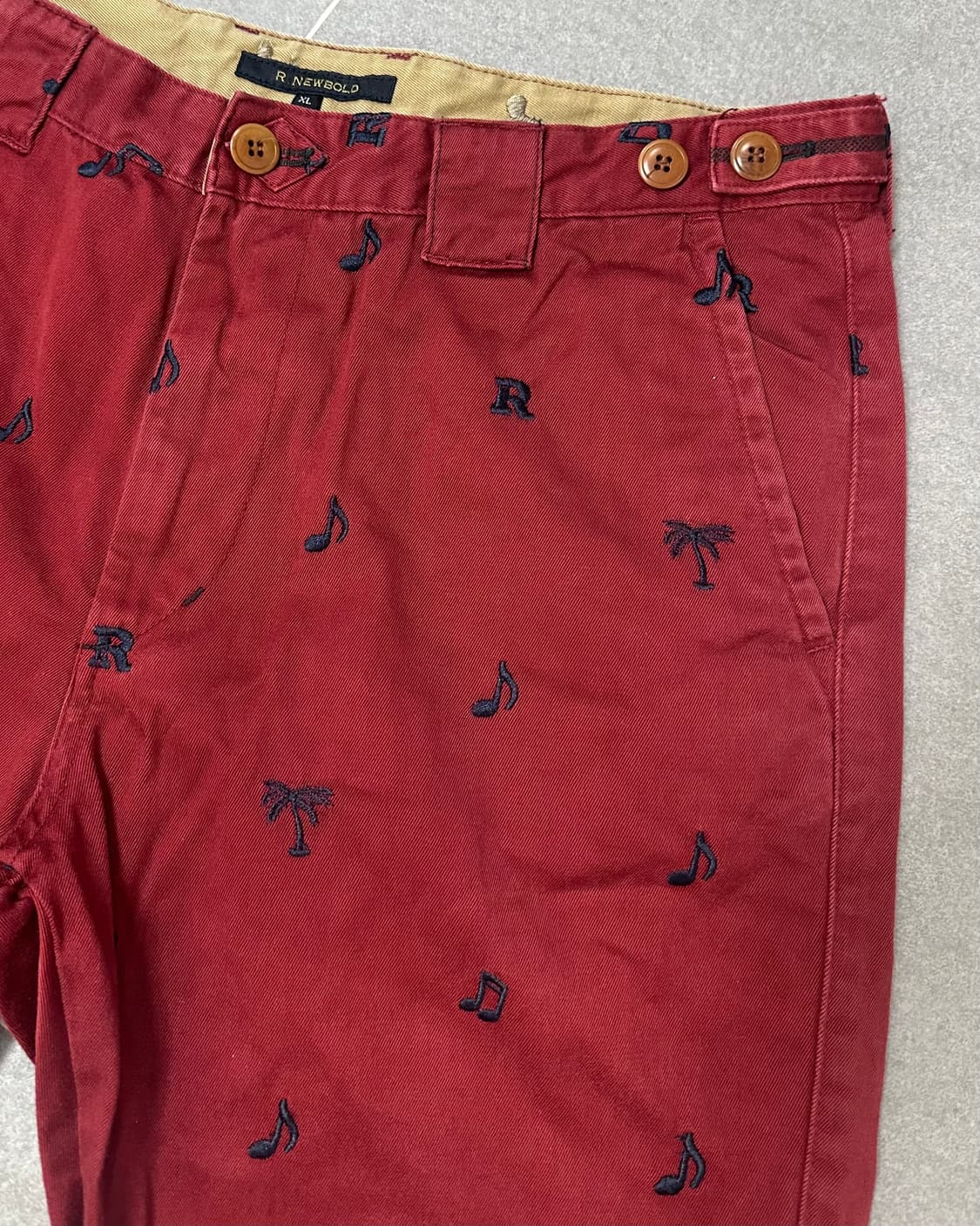 (허단43)R.NEWBOLD 자수 반바지-M2110 상품이미지2