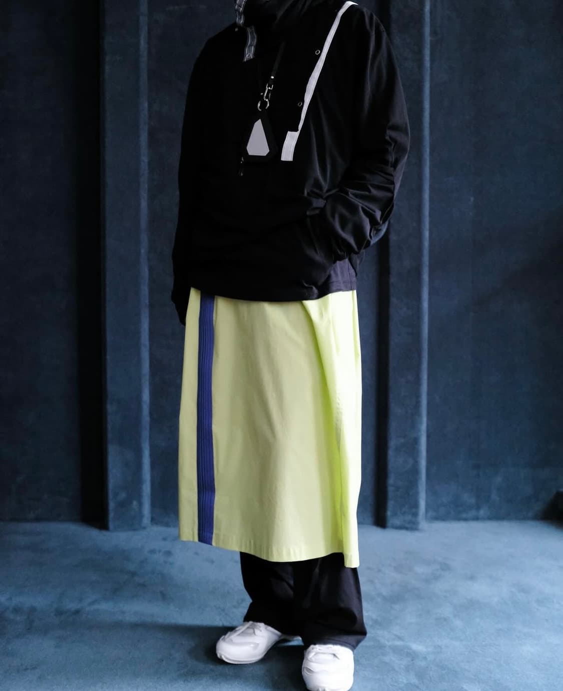 키코 코스타디노브 INEX 스냅 롱 셔츠 라임 상품이미지2