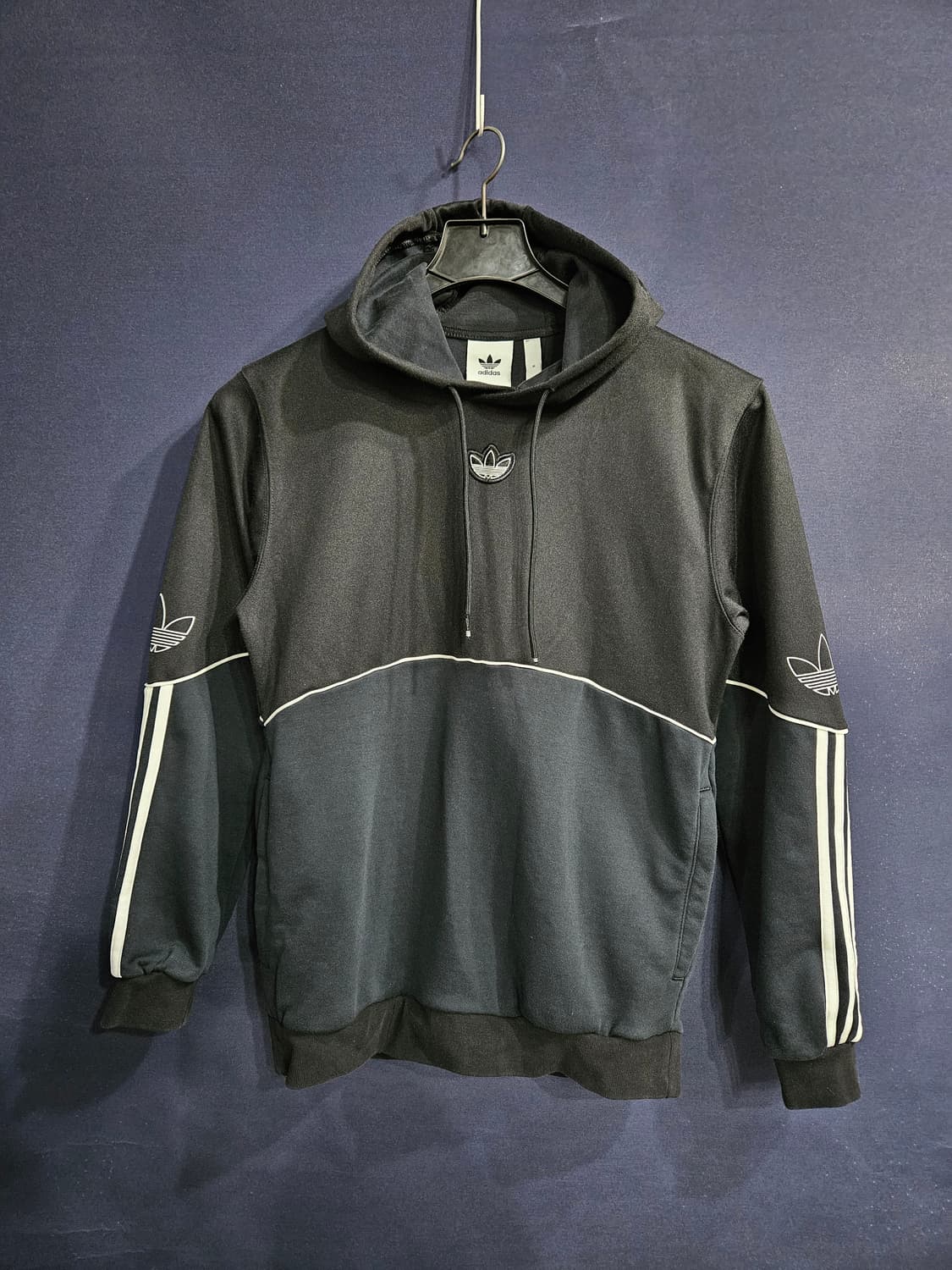 아디다스 삼선 투톤 남성 95 후드티  상품이미지1