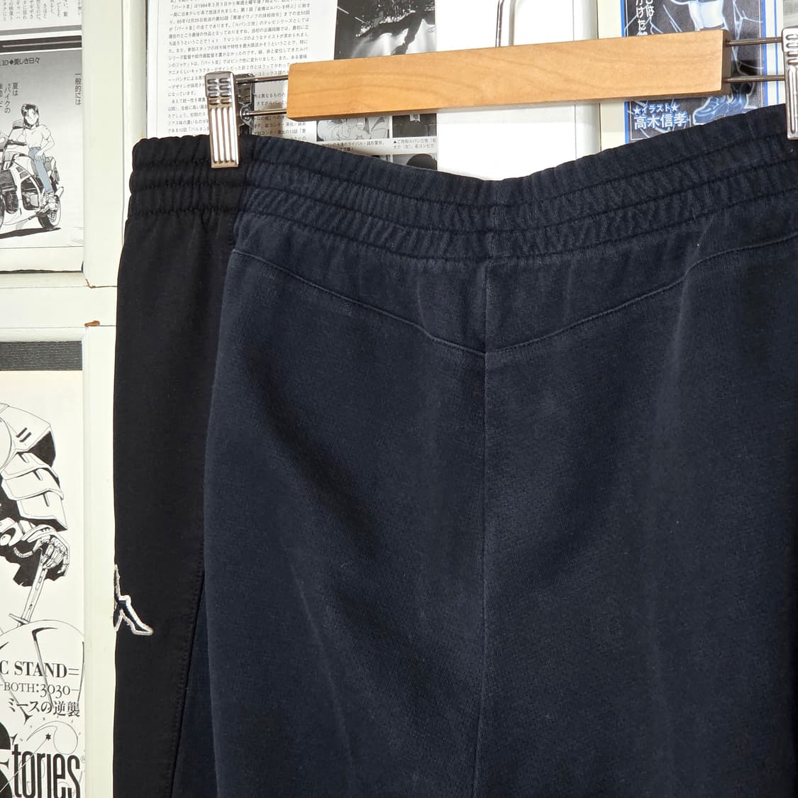 카파 네이비 코튼 와이드 트랙팬츠 상품이미지7