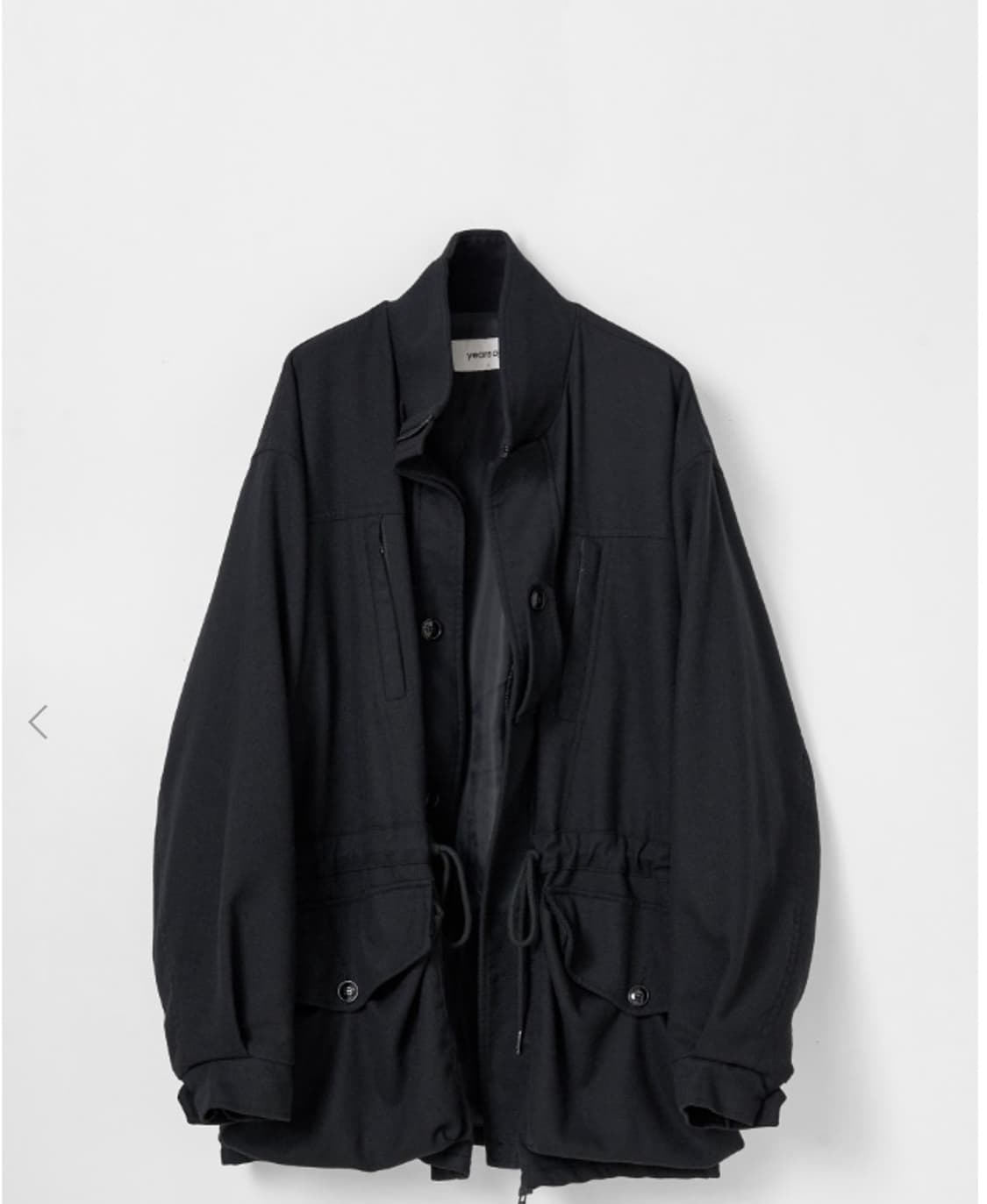 이얼즈어고 보일드 울 필드 파카 블랙 3 상품이미지1